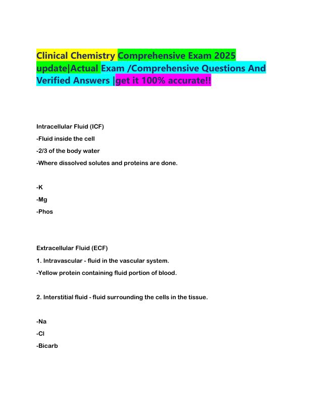 Clinical Chemistry Comprehensive Exam 2025 update.pdf