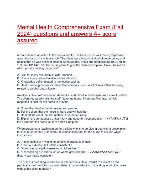 Mental Health Comprehensive Exam.pdf