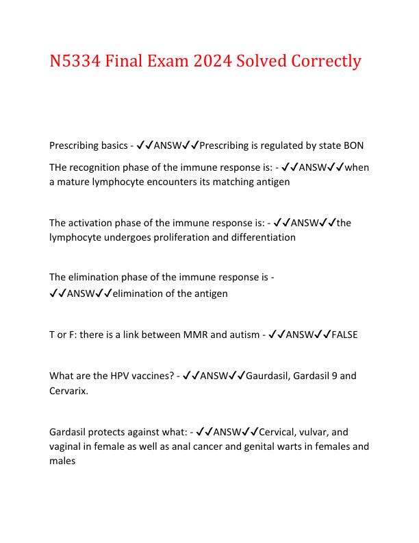 N5334 Final Exam 2024 Solved Correctly.pdf