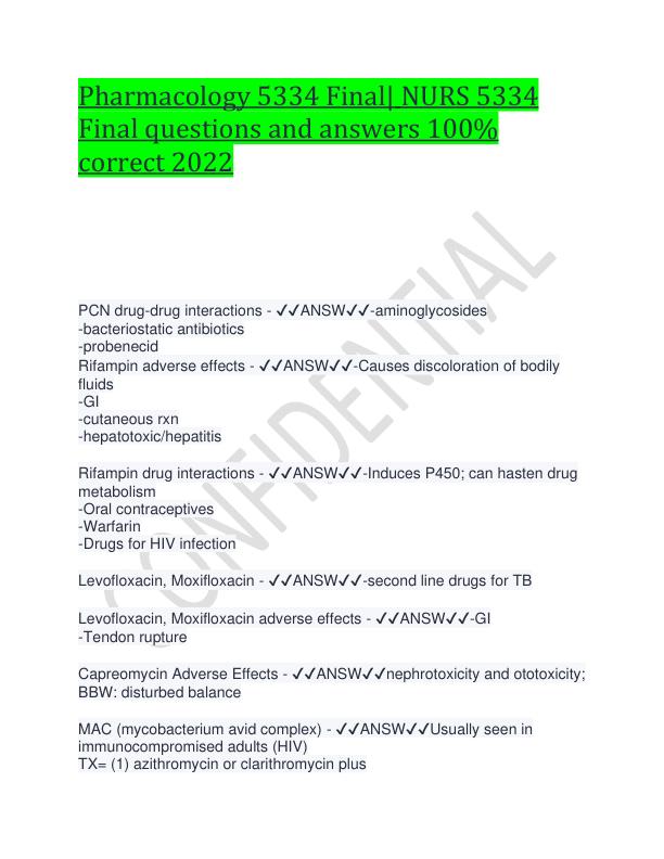 Pharmacology 5334 Final.pdf