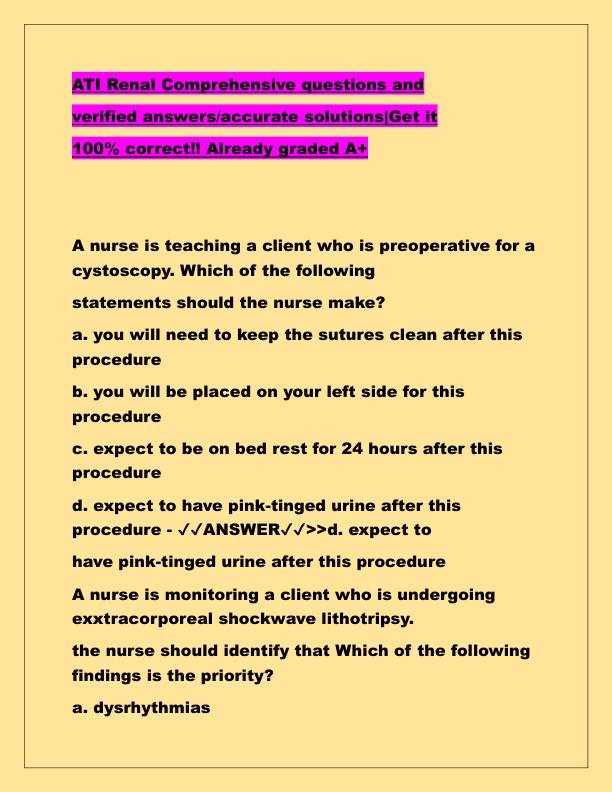 ATI Renal Comprehensive questions and.pdf