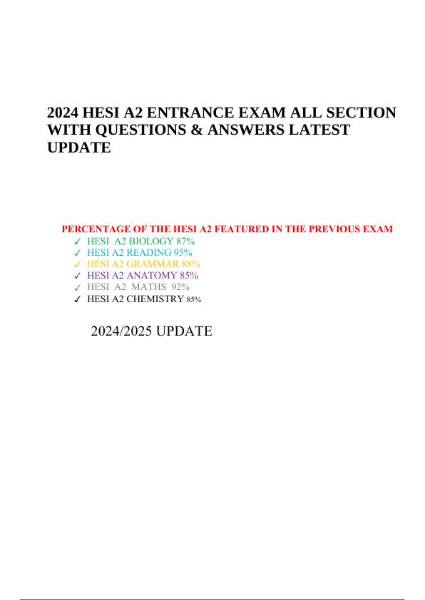 2024 HESI A2 ENTRANCE EXAM ALL SECTION WITH QUESTIONS & ANSWERS LATEST UPDATE..pdf